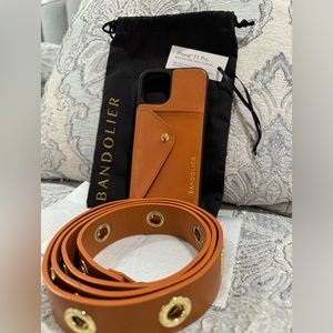 Bandolier iPhone 11 Pro case and strap.